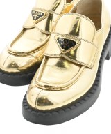 PRADA（プラダ）ドレスシューズ/ローファー ゴールド サイズ:EU38(24.5cm位) レディース/2200650786011