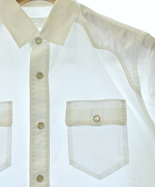 PRADA（プラダ）ドレスシャツ 白 サイズ:39(M位) メンズ/2200650105041