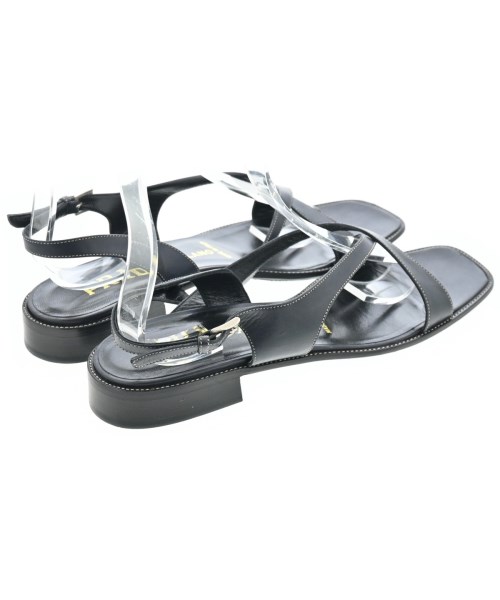 PRADA（プラダ）サンダル 黒 サイズ:EU39 1/2(26cm位) レディース/2200650962019