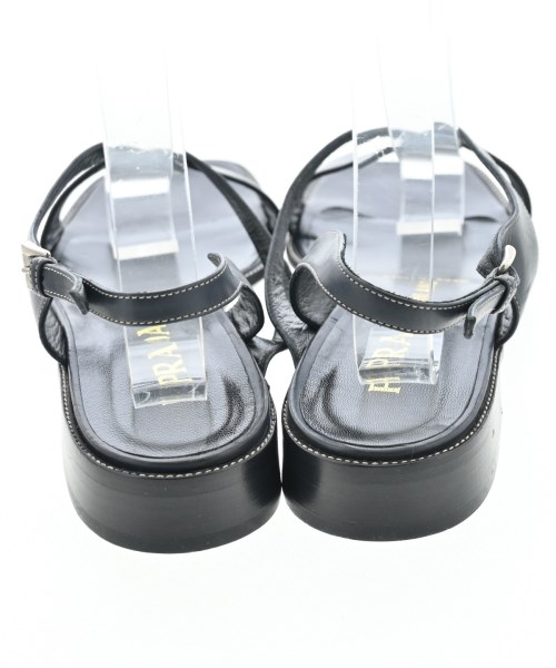 PRADA（プラダ）サンダル 黒 サイズ:EU39 1/2(26cm位) レディース/2200650962019