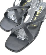 PRADA（プラダ）サンダル 黒 サイズ:EU39 1/2(26cm位) レディース/2200650962019