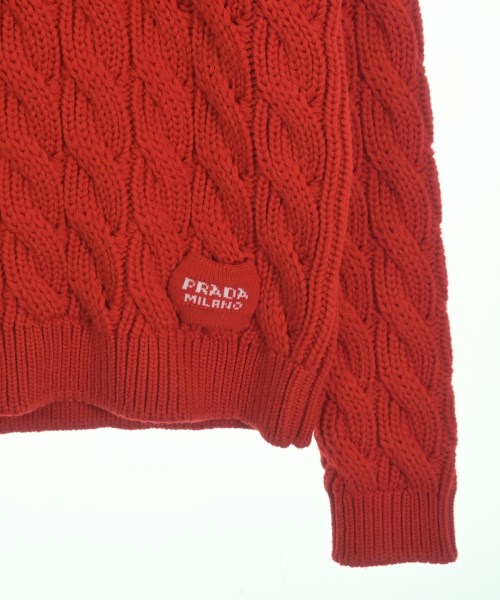 PRADA（プラダ）ニット・セーター 赤 サイズ:46(M位) メンズ/2200651204163