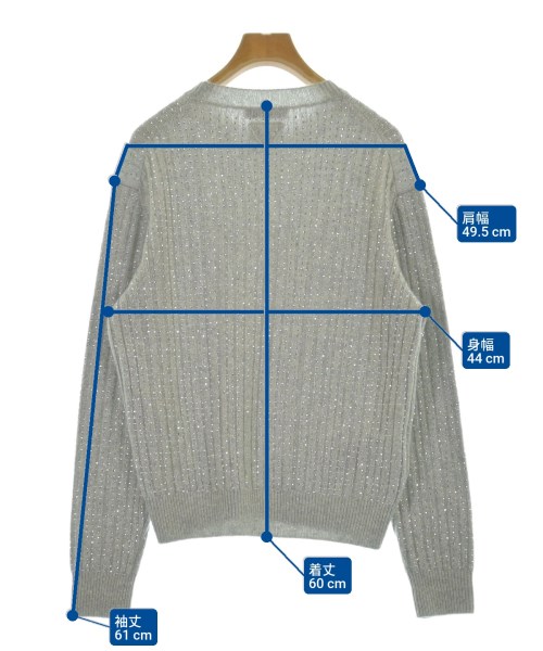 PRADA（プラダ）ニット・セーター グレー サイズ:38(S位) レディース/2200651204170