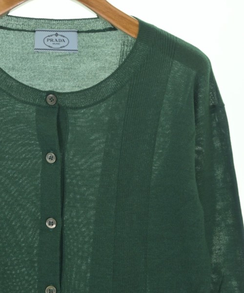 PRADA（プラダ）カーディガン 緑 サイズ:38(S位) レディース/2200651273039