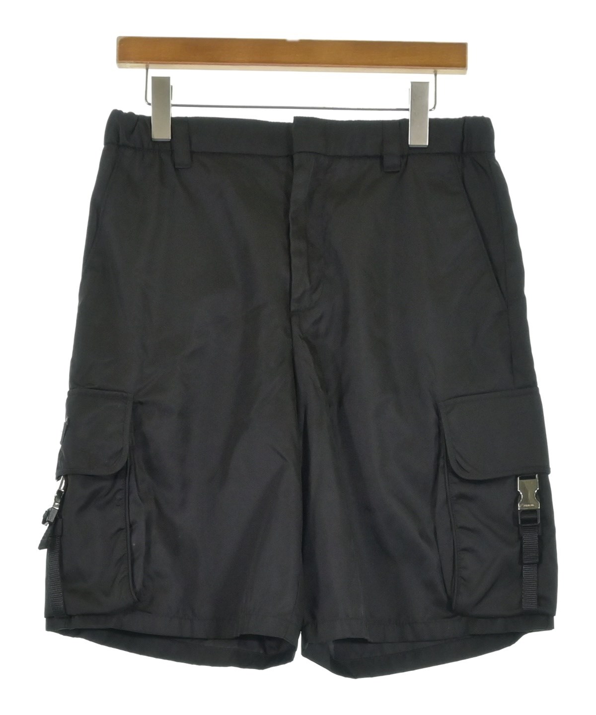 PRADA（プラダ）ショートパンツ 黒 サイズ:46(M位) メンズ