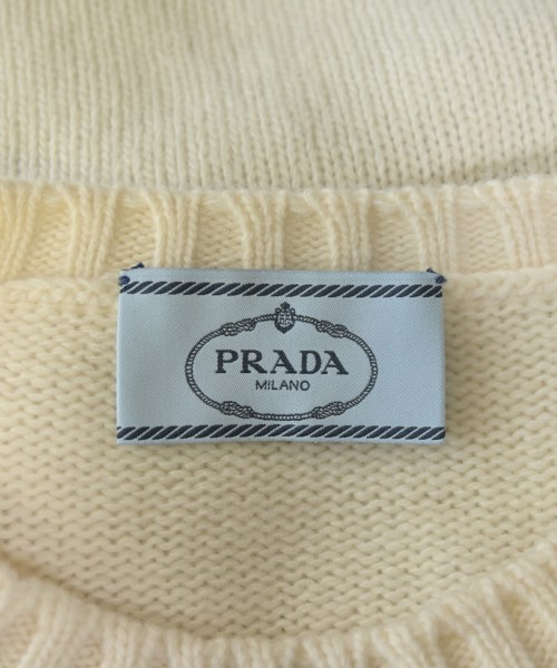 PRADA（プラダ）ニット・セーター 白 サイズ:38(S位) レディース/2200651840163