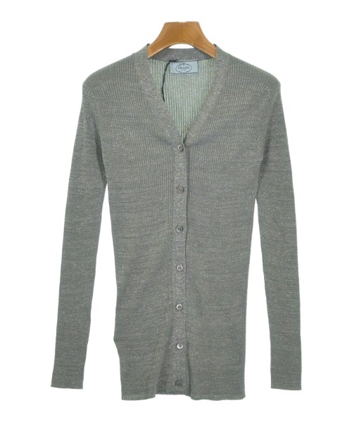 PRADA(プラダ)カーディガン グレー サイズ:38(S位)/2200651840194