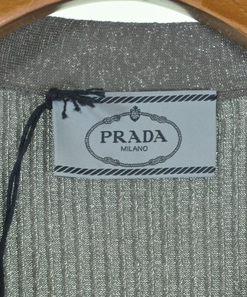 PRADA（プラダ）カーディガン グレー サイズ:38(S位) レディース/2200651840194