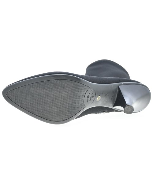 PRADA（プラダ）ブーツ 黒 サイズ:EU37 1/2(24cm位) レディース/2200652134087