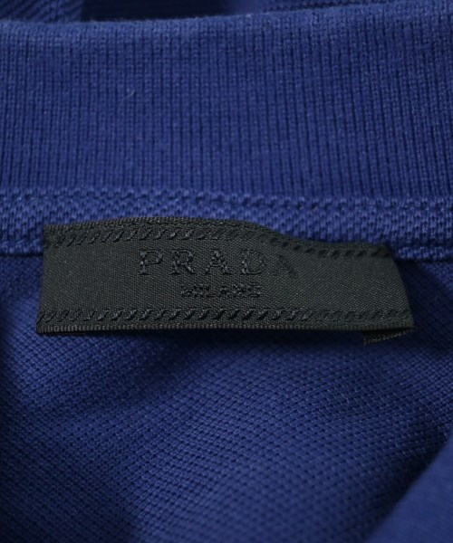 PRADA（プラダ）ポロシャツ 紺 サイズ:L メンズ/2200652161069