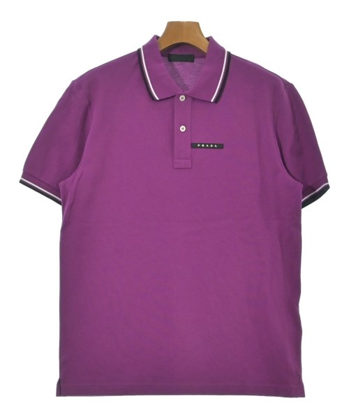 PRADA（プラダ）ポロシャツ 紫 サイズ:L メンズ/2200652161106