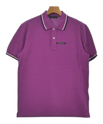 PRADA（プラダ）ポロシャツ 紫 サイズ:L メンズ/2200652161106 |【公式