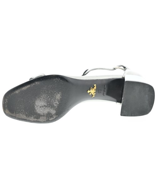 PRADA（プラダ）サンダル シルバー サイズ:EU38(24.5cm位) レディース/2200653059037