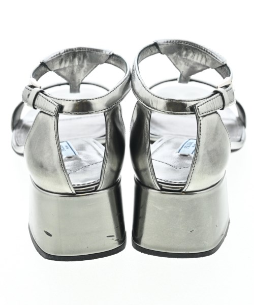 PRADA（プラダ）サンダル シルバー サイズ:EU38(24.5cm位) レディース/2200653059037