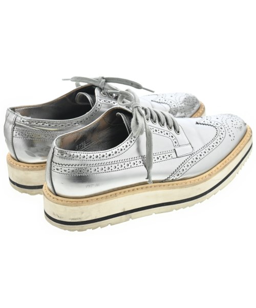 PRADA（プラダ）ドレスシューズ/ローファー シルバー サイズ:37 1/2(24cm位) レディース/2200653136059