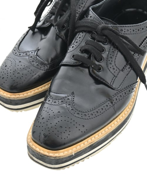 PRADA（プラダ）ドレスシューズ/ローファー 黒 サイズ:EU37 1/2(24cm位) レディース/2200653136073
