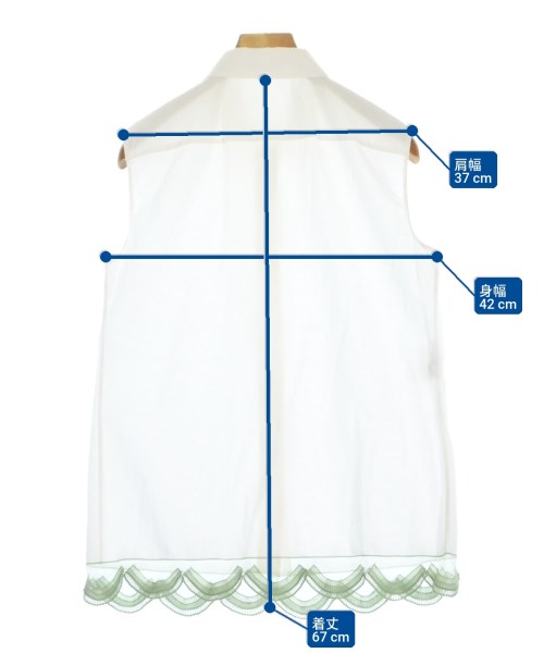 PRADA（プラダ）ブラウス 白 サイズ:40(M位) レディース/2200629274020