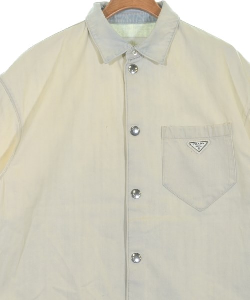 PRADA（プラダ）カジュアルシャツ 白 サイズ:XXL メンズ/2200651925235