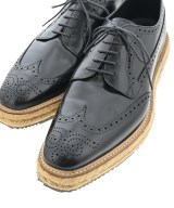 PRADA（プラダ）ビジネス・ドレスシューズ 黒 サイズ:UK9(28cm位) メンズ/2200652196085