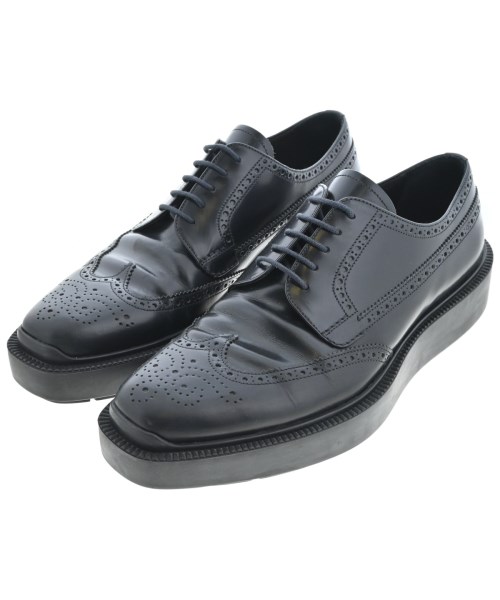 PRADA(プラダ)ビジネス・ドレスシューズ 黒 サイズ:UK8(27cm位)/2200652196092