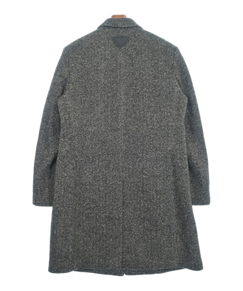 PRADA（プラダ）チェスターコート 黒 サイズ:48R(L位) メンズ/2200653314020