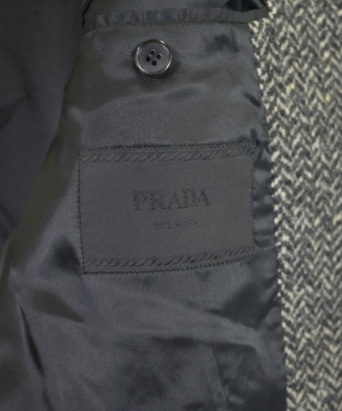 PRADA（プラダ）チェスターコート 黒 サイズ:48R(L位) メンズ/2200653314020
