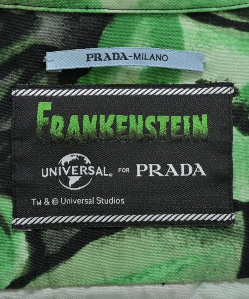 PRADA（プラダ）カジュアルシャツ 黒 サイズ:L メンズ/2200653321202