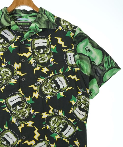 PRADA（プラダ）カジュアルシャツ 黒 サイズ:L メンズ/2200653321202