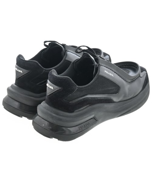 PRADA（プラダ）スニーカー 黒 サイズ:9(28cm位) メンズ/2200653493060