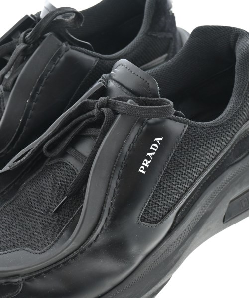 PRADA（プラダ）スニーカー 黒 サイズ:9(28cm位) メンズ/2200653493060