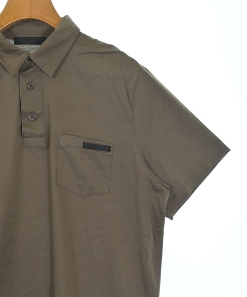 PRADA（プラダ）ポロシャツ 茶 サイズ:M メンズ/2200653244051