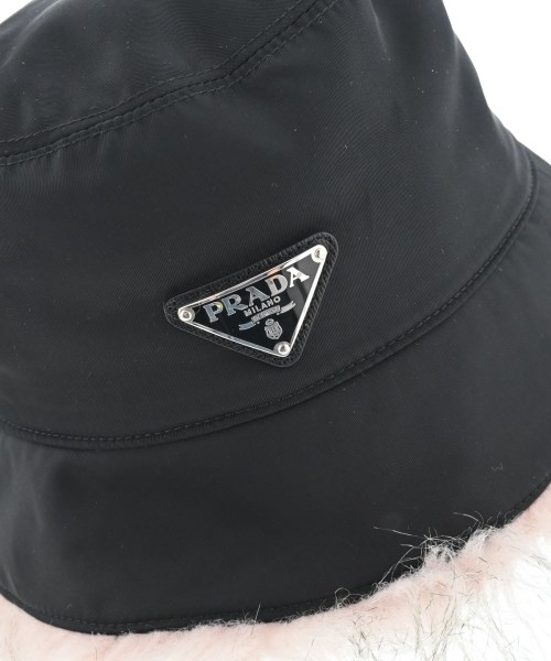 PRADA（プラダ）ハット 黒 サイズ:- レディース/2200653618012