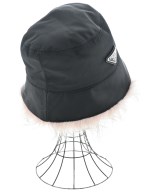 PRADA（プラダ）ハット 黒 サイズ:- レディース/2200653618012
