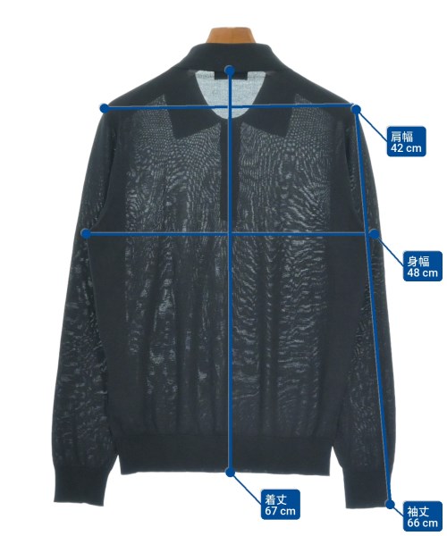 PRADA（プラダ）ニット・セーター 黒 サイズ:48(L位) メンズ/2200653664019