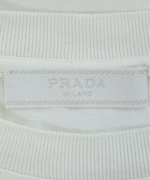 PRADA（プラダ）Tシャツ・カットソー 白 サイズ:L メンズ/2200653664026