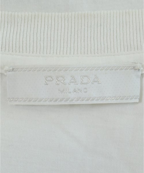 PRADA（プラダ）Tシャツ・カットソー 白 サイズ:L メンズ/2200653664033