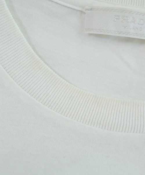 PRADA（プラダ）Tシャツ・カットソー 白 サイズ:L メンズ/2200653664033