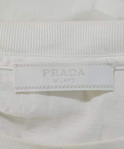 PRADA（プラダ）Tシャツ・カットソー 白 サイズ:L メンズ/2200653664040