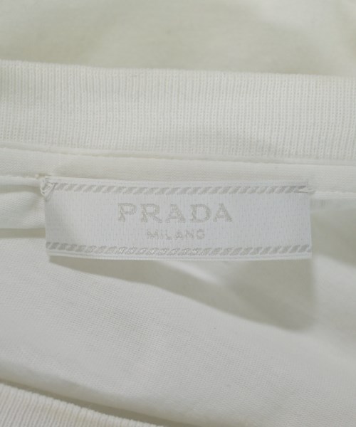 PRADA（プラダ）Tシャツ・カットソー 白 サイズ:L メンズ/2200653664057
