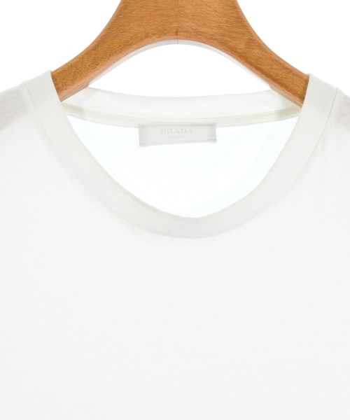 PRADA（プラダ）Tシャツ・カットソー 白 サイズ:L メンズ/2200653664057
