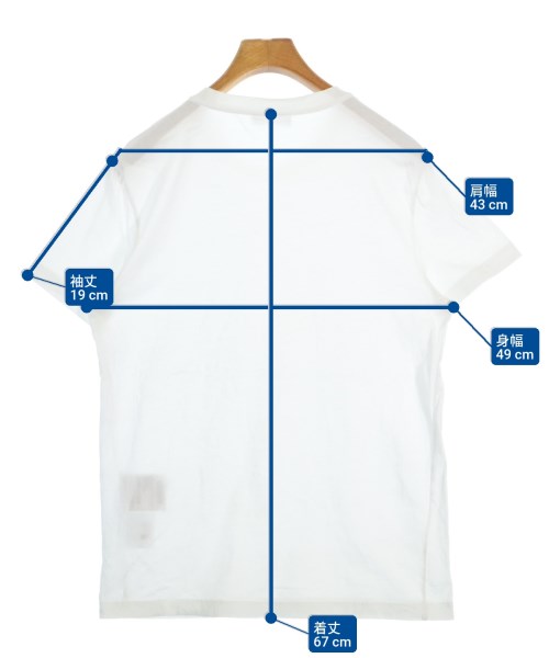 PRADA（プラダ）Tシャツ・カットソー 白 サイズ:L メンズ/2200653664057