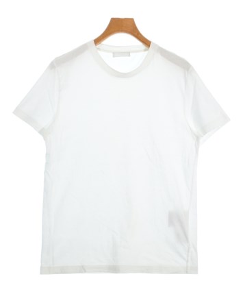 PRADA ホワイト Tシャツ PRADA（プラダ）Tシャツ・カットソー 白 サイズ:L メンズ