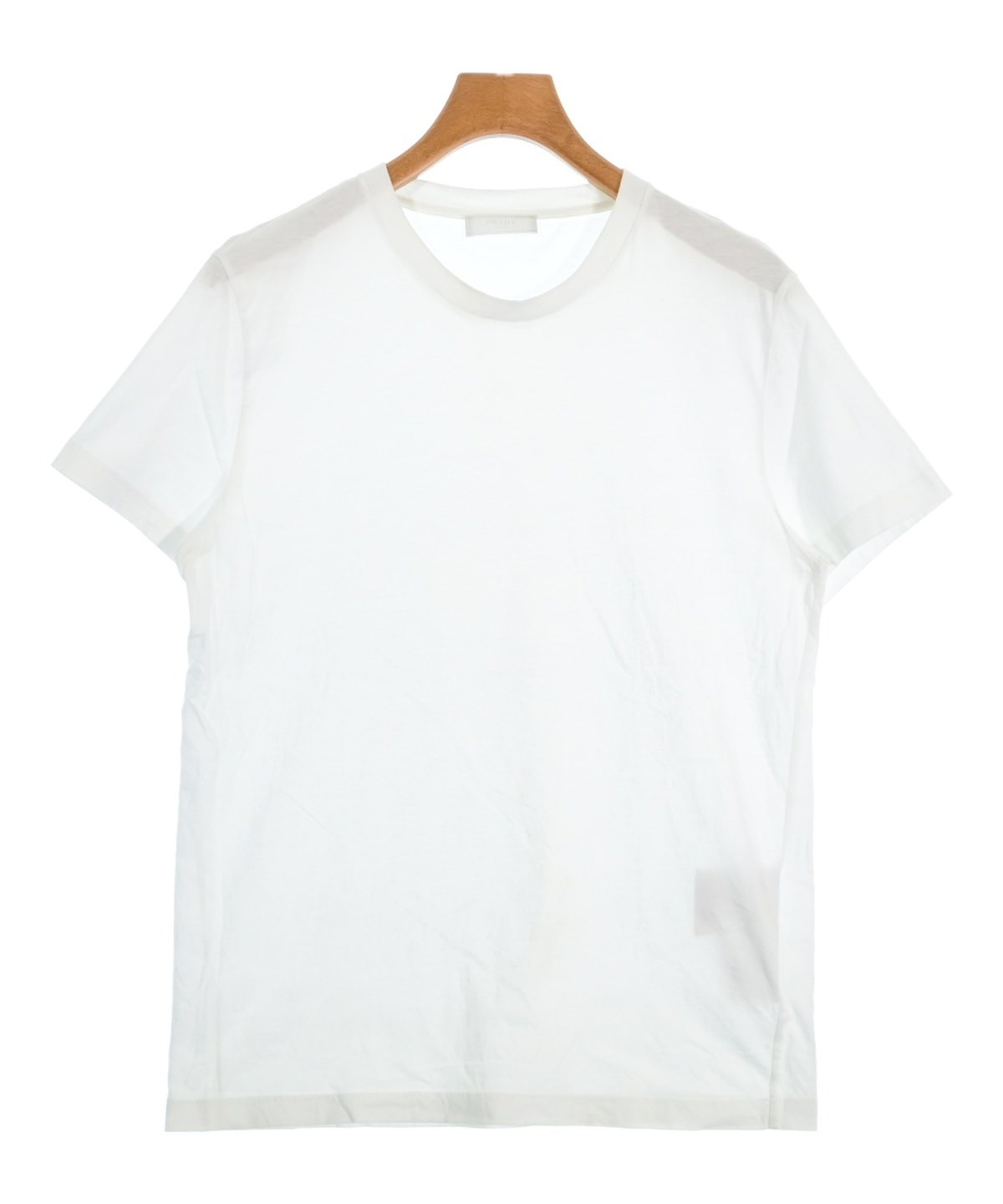 PRADA（プラダ）Tシャツ・カットソー 白 サイズ:L メンズ