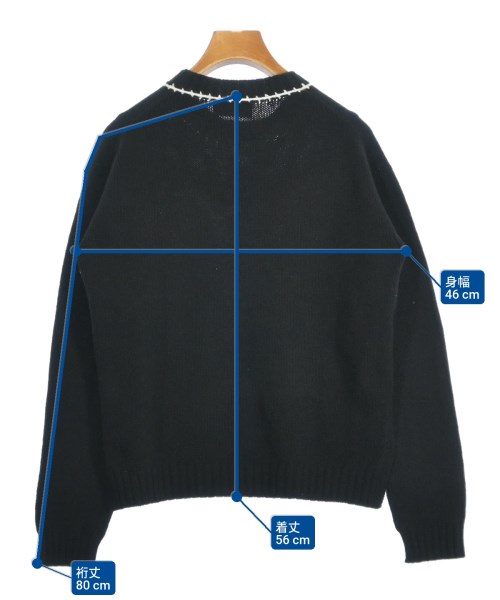 PRADA（プラダ）ニット・セーター 黒 サイズ:38(S位) レディース/2200654090039