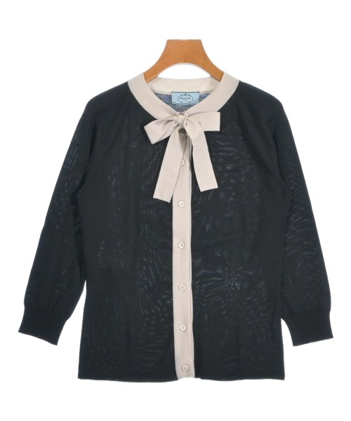PRADA(プラダ)カーディガン 黒 サイズ:40(M位)/2200654090046