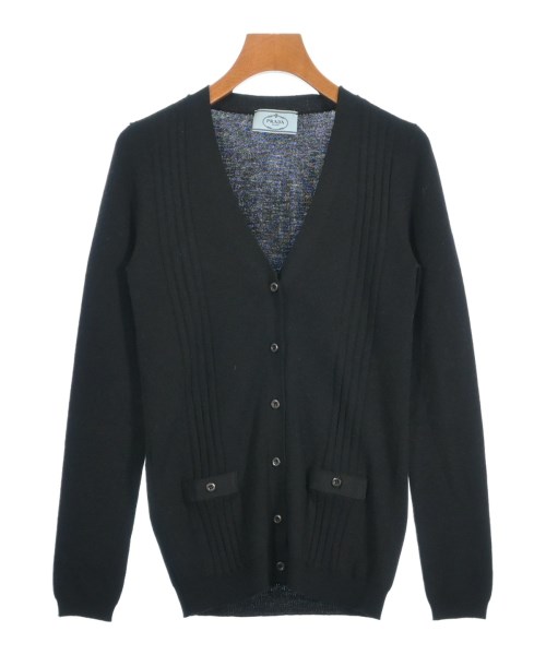 PRADA(プラダ)カーディガン 黒 サイズ:38(S位)/2200654090053