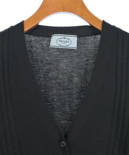 PRADA（プラダ）カーディガン 黒 サイズ:38(S位) レディース/2200654090053