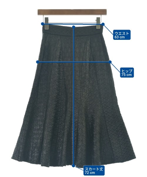 PRADA（プラダ）ロング・マキシ丈スカート 黒 サイズ:38(S位) レディース/2200701539054