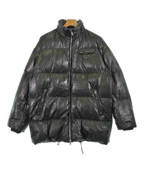 PRADA(プラダ)ダウンジャケット/ダウンベスト 黒 サイズ:46(M位)/2200699138642