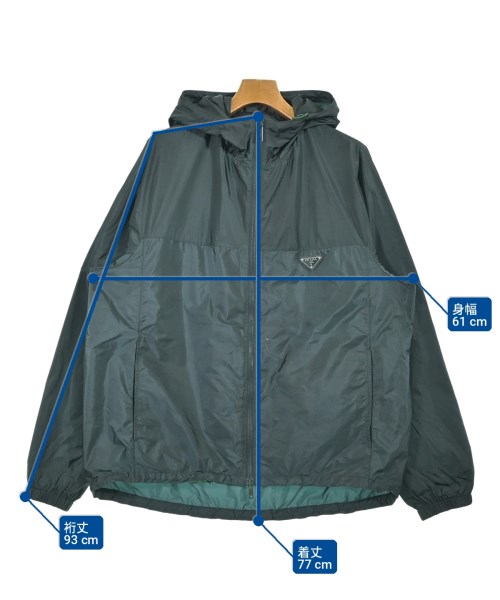 PRADA（プラダ）マウンテンパーカー 緑 サイズ:M メンズ/2200699138680